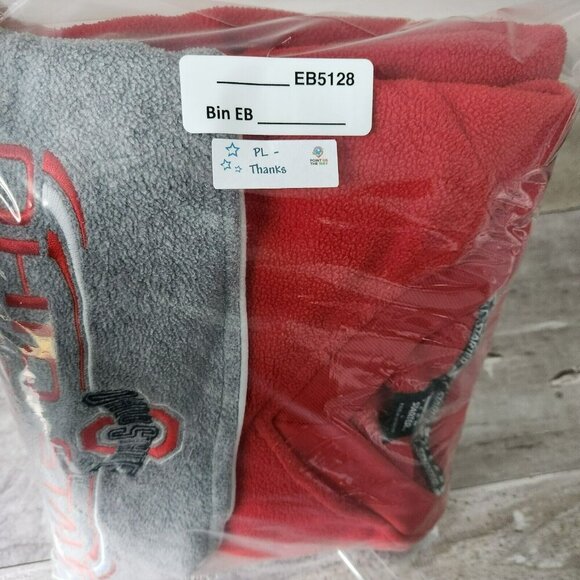 Vintage 90s Y2K Starter Team Ohio State Buckeyes OSU Pullover Fleece Sweatshirt - Picture 12 of 15